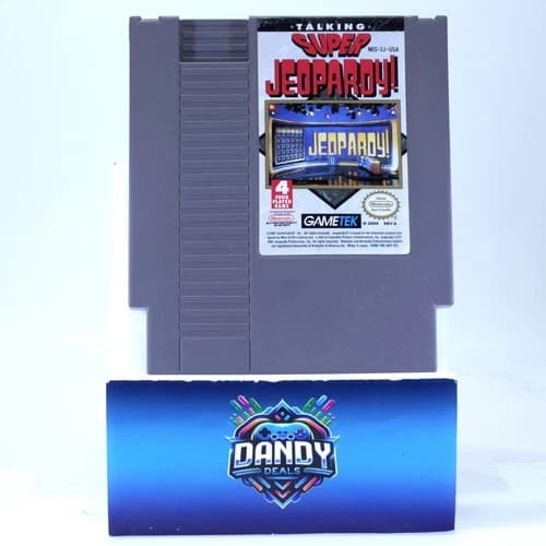 Talking Super Jeopardy Authentic, Tested - NES