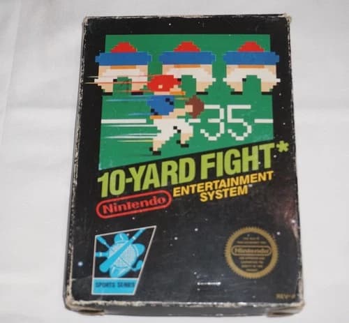 10 Yard Fight (Nintendo NES) Complete in Box CIB