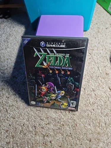 The Legend of Zelda: Four Swords Adventures (Nintendo GameCube, 2004) Complete