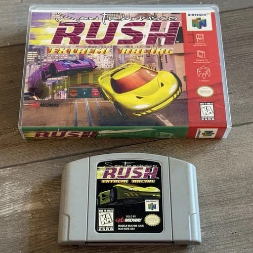 San Francisco Rush Extreme Racing (Nintendo 64, N64) Cartridge Tested Works!!!