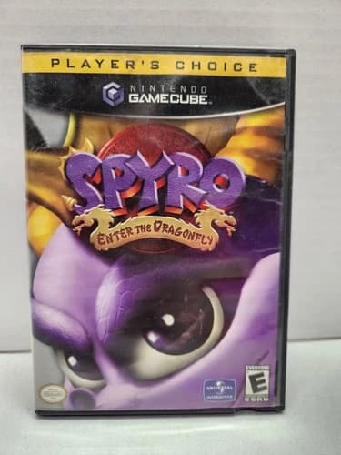 Spyro: Enter the Dragonfly (Nintendo GameCube, 2002) CIB Complete Players Choice