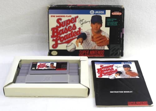 Ryne Sandberg: Super Bases Loaded ~ Super Nintendo Entertainment System ~ CIB