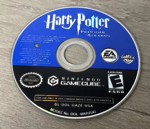 Harry Potter Prisoner of Azkaban (Nintendo GameCube, 2004) Disc Only, Free Ship