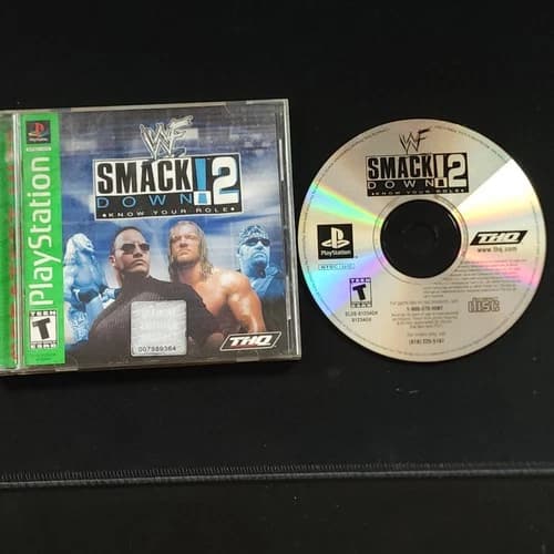WWF Smackdown 2: Know Your Role PS1 CIB W/ Manual - PlayStation