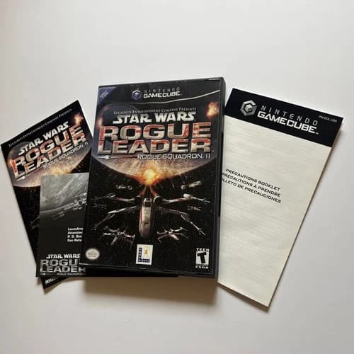 Star Wars Rogue Leader-Rogue Squadron II GameCube Complete w/Manual - Tested