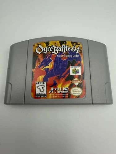 Ogre Battle 64: Person of Lordly Caliber (Nintendo 64) Video Game N64 Cartridge