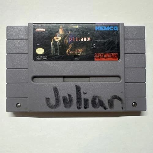 Phalanx: The Enforce Fighter Super Nintendo Entertainment System SNES Cartridge