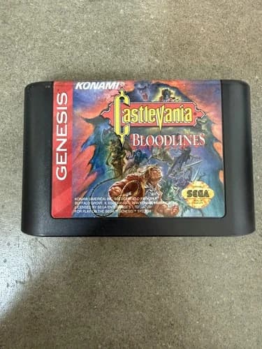 Castlevania: Bloodlines (Sega Genesis, 1994) Authentic, cleaned and tested