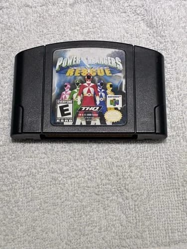 Power Rangers Lightspeed Rescue (Nintendo 64) N64 Game Cartridge