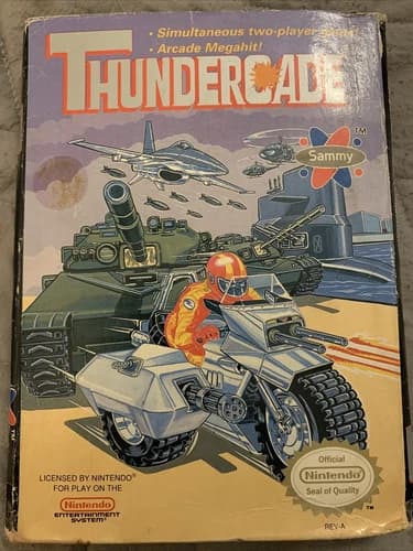 Thundercade (Nintendo Entertainment System, 1989) NES CIB Complete