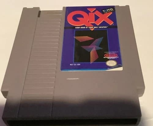 Qix Authentic Nintendo NES