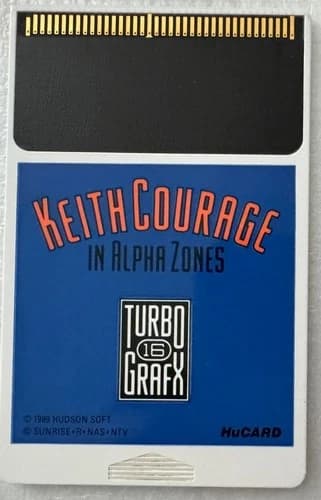 Very good condition!! Keith Courage in Alpha Zones TURBOGRAFX-16 Game Only