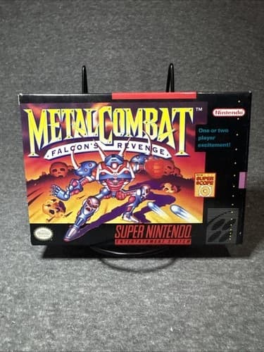 Metal Combat Falcon's Revenge Super Nintendo Entertainment System (SNES) CIB 11