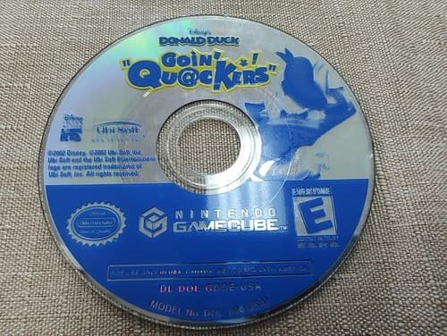 Donald Duck Goin Quackers GameCube Nintendo Game DISC ONLY Tested Working!!