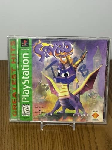 Spyro the Dragon PS1 PlayStation 1 Greatest Hits Tested And Works Sony