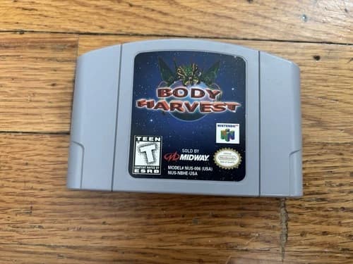 Body Harvest Nintendo 64 N64 Authentic Cart Only