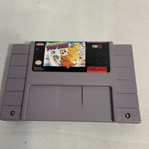 Adventures of Yogi Bear Super Nintendo SNES
