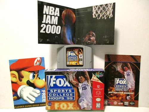 Fox Sports College Hoops ‘99 (Nintendo 64 N64) Complete - Tested - Authentic