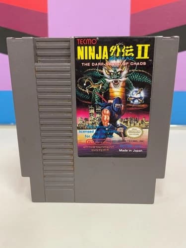Ninja Gaiden II 2 The Dark Sword of Chaos (Nintendo NES, 1990) VIDEO GAME TESTED
