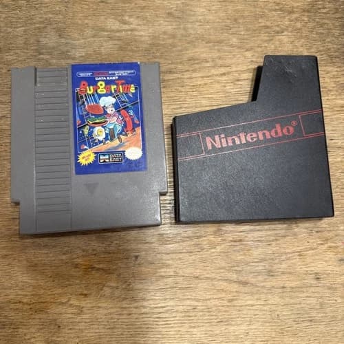 Burger Time (Nintendo NES, 1987) Burgertime *TESTED*
