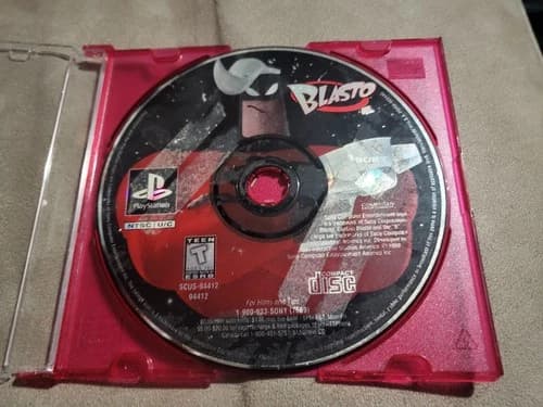 Blasto (Sony PlayStation 1, 1998 PS1) Disc Only, WORKS!