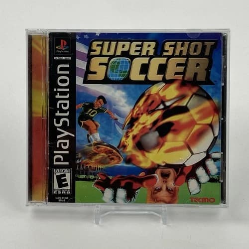 Super Shot Soccer (Sony PlayStation 1, 2002) CLEANED & TESTED ~ FREE SHIPPING