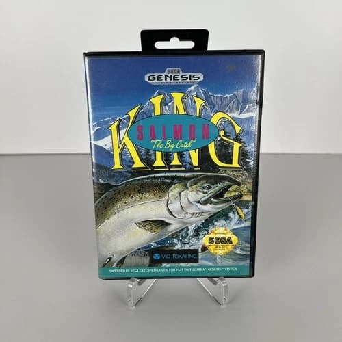 King Salmon: The Big Catch (Sega Genesis, 1993) Complete CIB