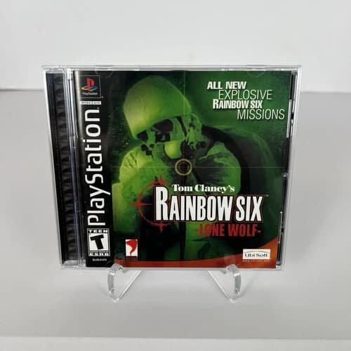 Tom Clancy's Rainbow Six: Lone Wolf (Sony PlayStation 1, 2002) PS1 Complete CIB