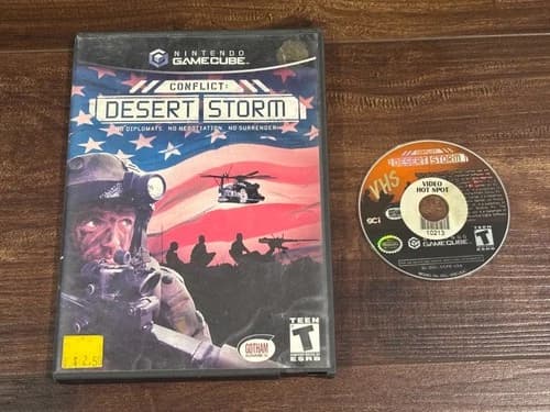 Conflict Desert Storm Complete w/ Case Nintendo Gamecube -TESTED