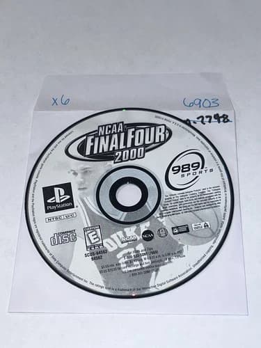 NCAA Final Four 2000 (PS1) Playstation 1 Video Game Disc Only No Tracking 6903