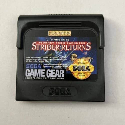 Strider Returns Journey From Darkness (Sega Game Gear) Cart Only - Authentic