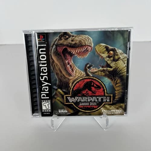 Warpath: Jurassic Park (Sony PlayStation 1, 1999) PS1 Complete CIB W/ Reg Card