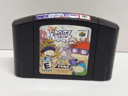 Rugrats in Paris: The Movie Nintendo 64 N64 Authentic Tested
