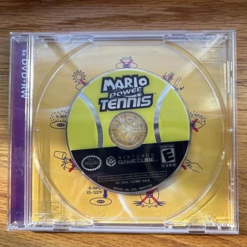 Mario Power Tennis Nintendo GameCube Disc Only-Tested