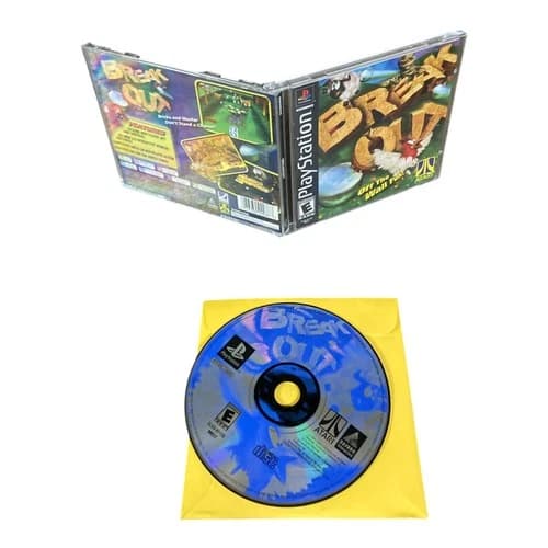 Sony PlayStation 1 PS1 CIB COMPLETE TESTED Breakout