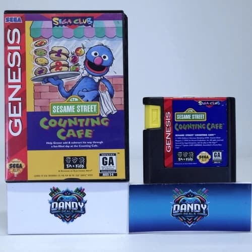 Sesame Street Counting Cafe - Sega Genesis