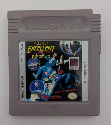 Bill and Ted's Excellent Adventure GB Cartridge Authentic Tested GameBoy