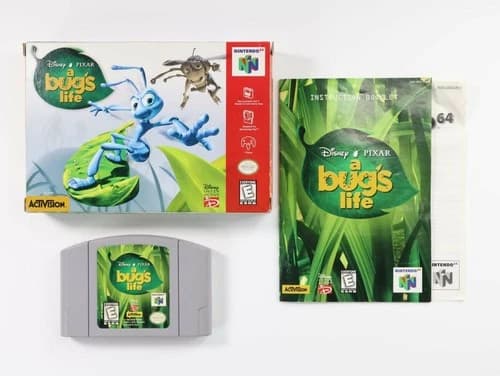 A Bug's Life Nintendo 64 N64 Original Box Manual Insert USA