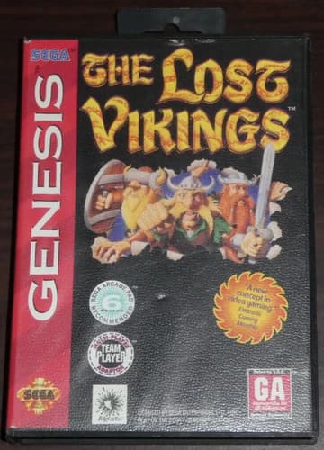 Sega Genesis. The Lost Vikings (NTSC USA/CAN)