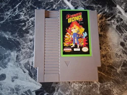 James Bond Jr Nintendo NES Authentic Tested Contacts Cleaned