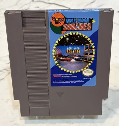 Hollywood Squares Nintendo NES 1989 Video Game Tested Working Cartridge Only