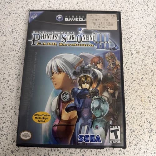 Phantasy Star Online Episode III: C.A.R.D. Revolution Nintendo GameCube CIB