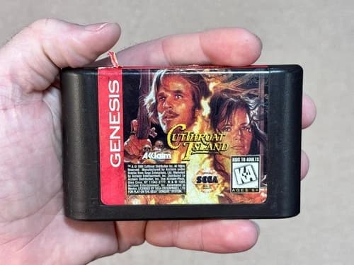 Cutthroat Island - Authentic (Sega Genesis) Game Cartridge - Tested