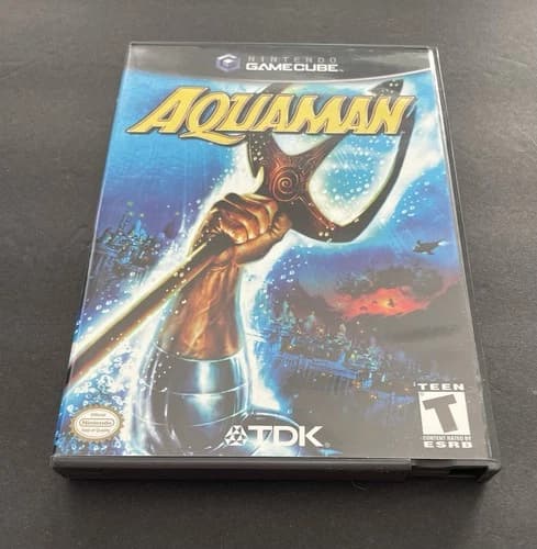 Aquaman: Battle for Atlantis (Nintendo GameCube, 2003) Complete