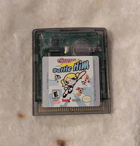 Powerpuff Girls Battle Him NINTENDO GAMEBOY COLOR Game Only