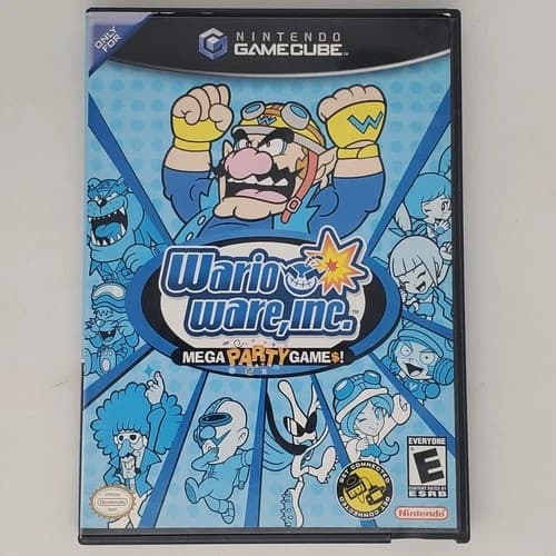 WarioWare, Inc Mega Party Game Nintendo GameCube CIB w Manual Tested Working