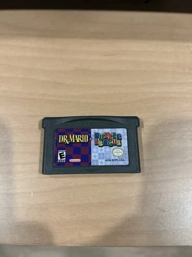 Dr. Mario and Puzzle League GameBoy Advance Cart Only Authentic .. - (See Pics)