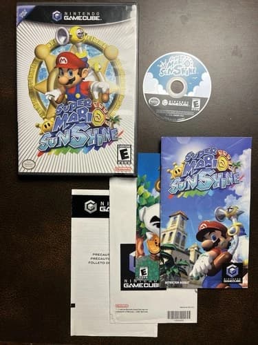 Super Mario Sunshine Nintendo GameCube Fully Complete CIB Tested