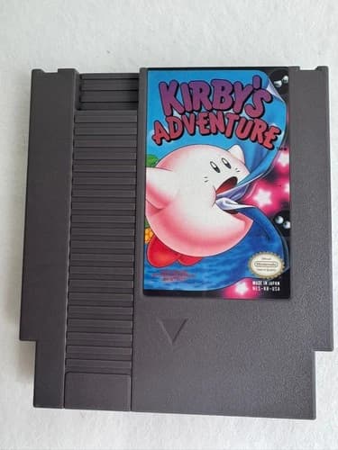 Kirby's Adventure - Nintendo NES - Game Cartridge Only - Original Owner