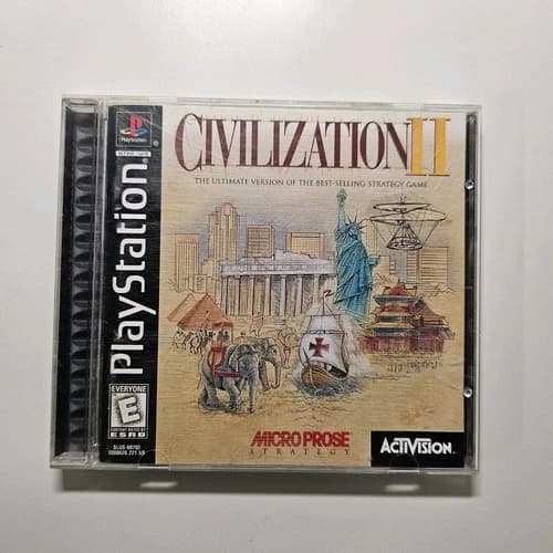 Civilization 2 PS1 (Sony PlayStation 1, 1998)